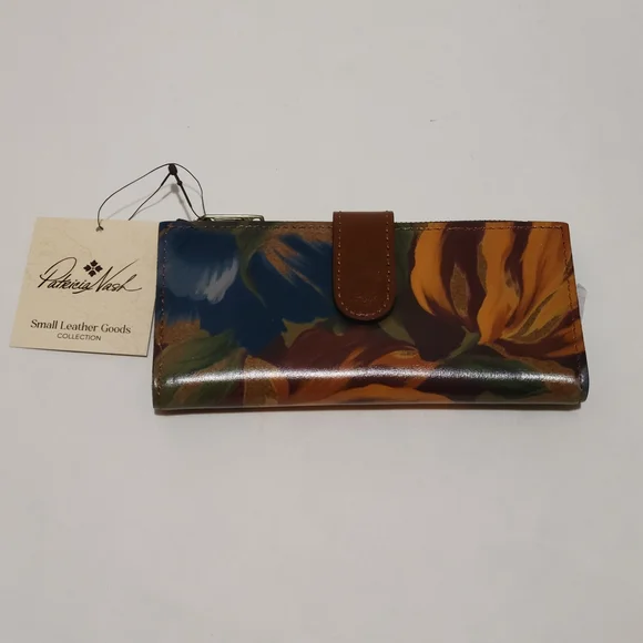 Patricia Nash Multicolor Leather Wallet - Picture 1 of 9